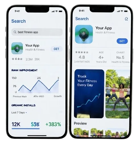 App Store Optimization Mockups