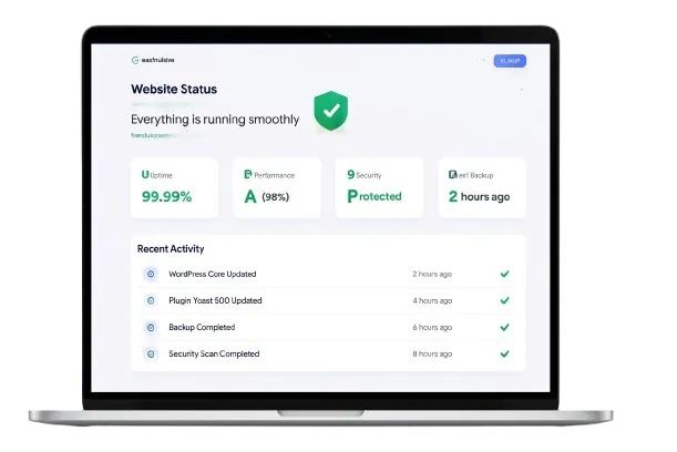 website maintenance hero image